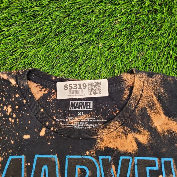 Marvel Comics Superhero Villain Shirt XL 23x28 Black Bleached - Picture 5 of 11
